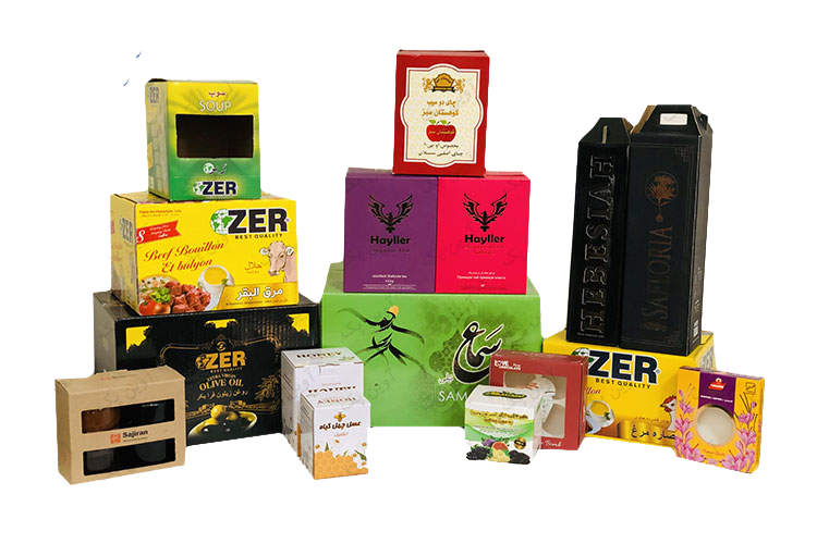جعبه و کارتن مواد غذایی